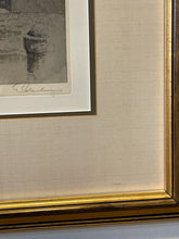 Load image into Gallery viewer, Framed Etching &quot;Innsbruck&quot; by Josef Eidenberger, signed
