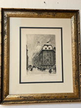 Load image into Gallery viewer, Etching of Winter Scene in Berlin by Kurt Pallmann, signed

