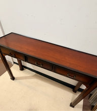Load image into Gallery viewer, Three Drawer Console Table
