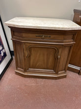 Load image into Gallery viewer, Small Marble Top Cabinet from Metz Furniture
