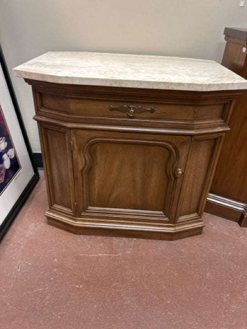 Small Marble Top Cabinet from Metz Furniture