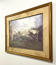 Load image into Gallery viewer, Framed Canvas Reproduction of Mediterranean Village Landscape
