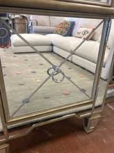 Load image into Gallery viewer, Mirrored One Door Nightstand/Cabinet
