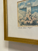 Load image into Gallery viewer, Watercolor &quot;Viista Rosa&quot; Paget by Joan Forbes, signed
