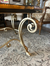 Load image into Gallery viewer, Brass and Glass Coffee Table from  Marge Carson Furniture
