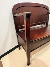 Load image into Gallery viewer, Vintage Wood Bench with Seat Storage
