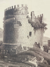 Load image into Gallery viewer, Framed Art Print of the Tomb of Caecilia Metella, Italy
