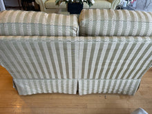 Load image into Gallery viewer, Green &amp; Cream Upholstered  Loveseat from Plunkett Furniture
