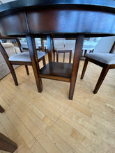 Load image into Gallery viewer, Round Wood Dining Table &amp;  Four Chairs
