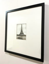 Load image into Gallery viewer, Framed Vintage Postcard ( Eiffle Tower) with Linen Mat from Arhaus
