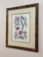 Load image into Gallery viewer, Framed Botanical in Painted Floral Frame
