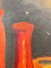 Load image into Gallery viewer, Original Still Life of Vases and Pitcher by Rubinson, signed
