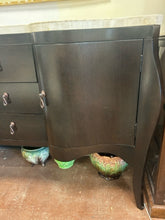 Load image into Gallery viewer, Marble Top Two  Door, Three Drawer Sideboard from Plunkett Furniture
