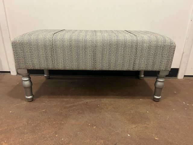 Neoprene Bench with Silver Painted Legs