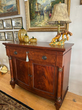 Load image into Gallery viewer, Empire Style Mahogany Server with  Carved Columns
