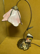 Load image into Gallery viewer, Tiffany Style Pink Flower Petal Lamp
