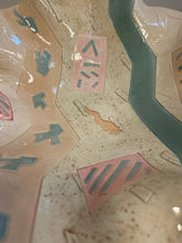 Load image into Gallery viewer, Memphis Style, Post Modern Ceramic Bowl  by Barbara Demery, signed
