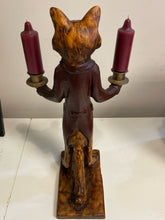 Load image into Gallery viewer, Vintage Fox Butler Candle Lamp
