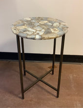 Load image into Gallery viewer, Ludlow Grey Agate Martini Table from Arhaus
