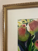 Load image into Gallery viewer, Gold Framed  Watercolor by  Lynn Miller, signed
