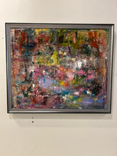 Load image into Gallery viewer, Original Acrylic Abstract in Pinks and Purples, by Susan Dienhart, signed
