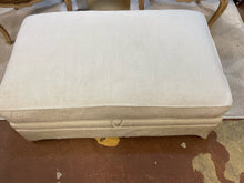 Load image into Gallery viewer, Large Upholstered  Storage Ottoman on Wheels
