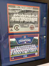 Load image into Gallery viewer, Framed Chicago Cubs World Series Rosters 1908 &amp; 2016
