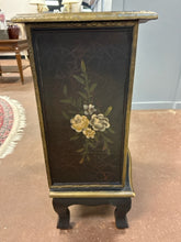 Load image into Gallery viewer, Black Hand Painted Two  Door, One  Drawer Cabinet
