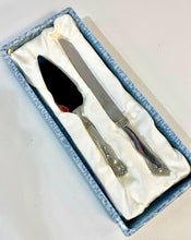 Load image into Gallery viewer, Stainless Steel Wedding Knife and Server Set from Sheffield England

