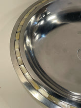 Load image into Gallery viewer, Pewter Bowl wit Mother of Pearl Inlay
