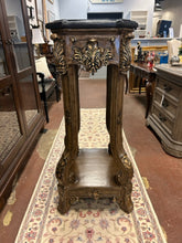 Load image into Gallery viewer, Ornate Regency Style Giltwood &amp; Marble Top Pedestal
