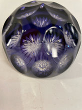 Load image into Gallery viewer, Amethyst Crystal Paperweight from Webb Corbett
