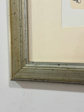 Load image into Gallery viewer, Framed Etching of Two Male Figures Fighting, signed
