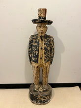 Load image into Gallery viewer, Vintage Carved Wood  Folk Art Uncle Sam Sculpture
