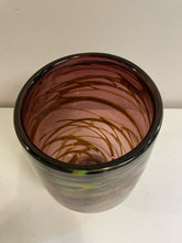 Load image into Gallery viewer, Purple &amp; Green Glass Vase from Adam Jablonski
