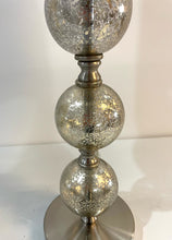Load image into Gallery viewer, Mercury Glass Triple Sphere Table Lamp
