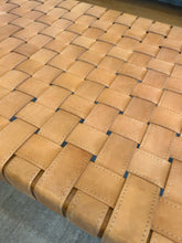Load image into Gallery viewer, Teak Woven Leather Strap Bench/Coffee Table
