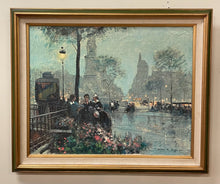 Load image into Gallery viewer, Oil of Paris Park Scene

