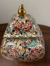 Load image into Gallery viewer, Floral Painted Lidded Jar
