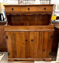 Load image into Gallery viewer, Two Piece Vintage Hutch
