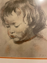 Load image into Gallery viewer, Framed Print &quot;Sketch of Child&quot; by Peter Paul Rubens
