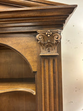 Load image into Gallery viewer, Vintage Three Shelf Bookcase with Two Door Cabinet
