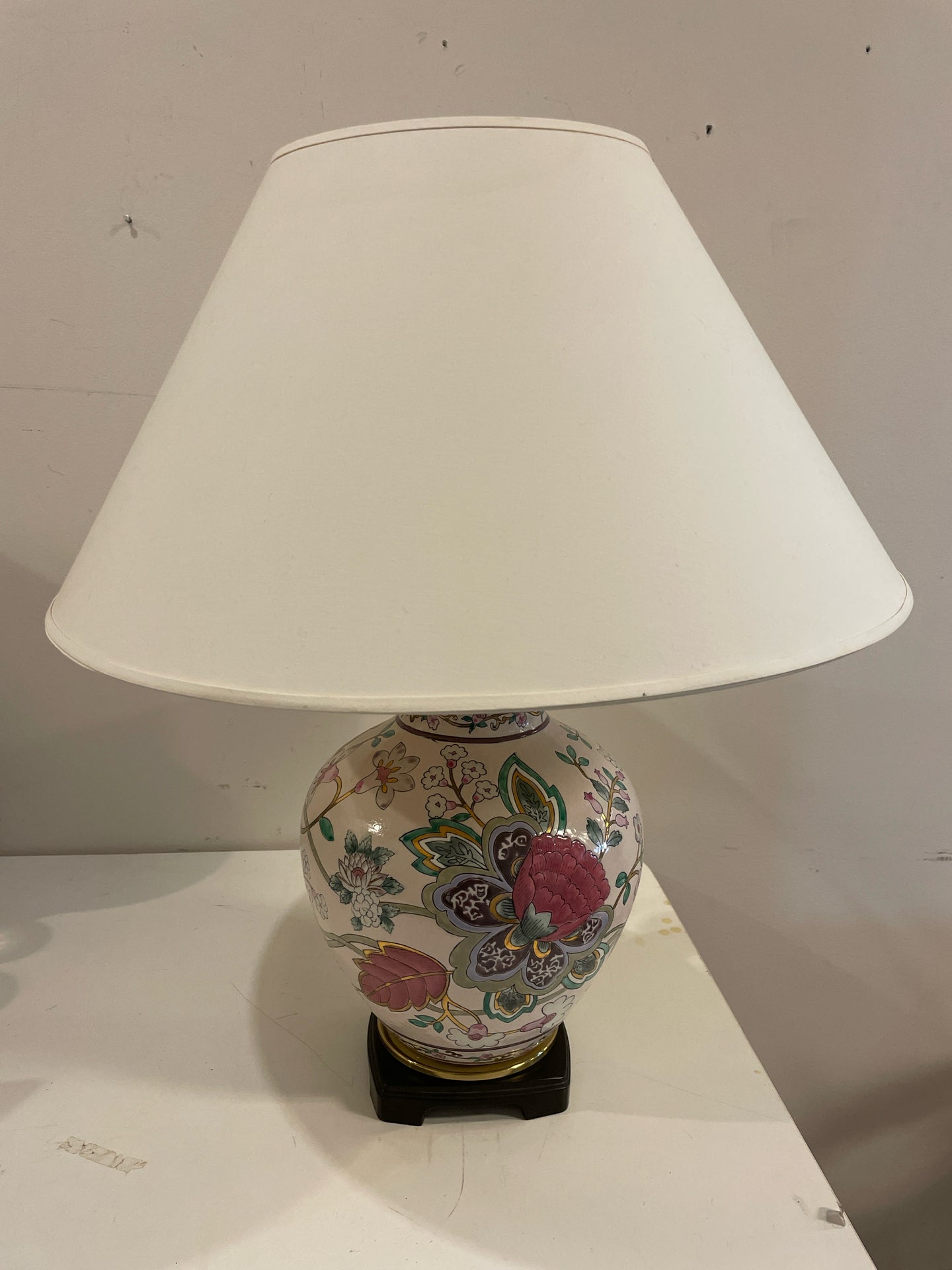 Vintage Porcelain Lamp