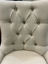 Load image into Gallery viewer, Black Painted Dining Room Table, 4 Upholstered Side Chairs &amp; Two Wood Framed Head Chairs with Three 11&quot; Leaves
