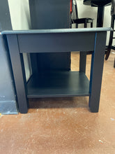 Load image into Gallery viewer, Black  End Table  with One Drawer
