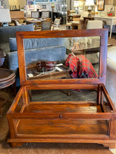 Load image into Gallery viewer, Pine &amp; Glass Display Coffee Table
