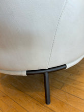 Load image into Gallery viewer, Upholstered  Arm Chair with Leather Back from Nicoline Italia
