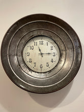 Load image into Gallery viewer, Metal Bowl Wall Clock
