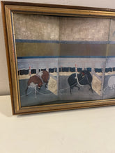 Load image into Gallery viewer, Vintage Bamboo Framed Japanese TripTych
