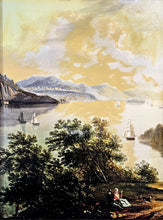 Load image into Gallery viewer, Framed Reproduction of Scenic Landscape and Tall Ships I

